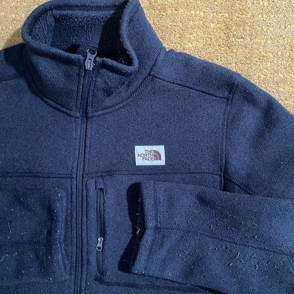 THE NORTH FACE Gordon Lyons Classic Full Zip Mens Fleece black sweater - Picture 2 of 5